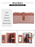 MICHAELA Glitter Twill Long Wallet 21